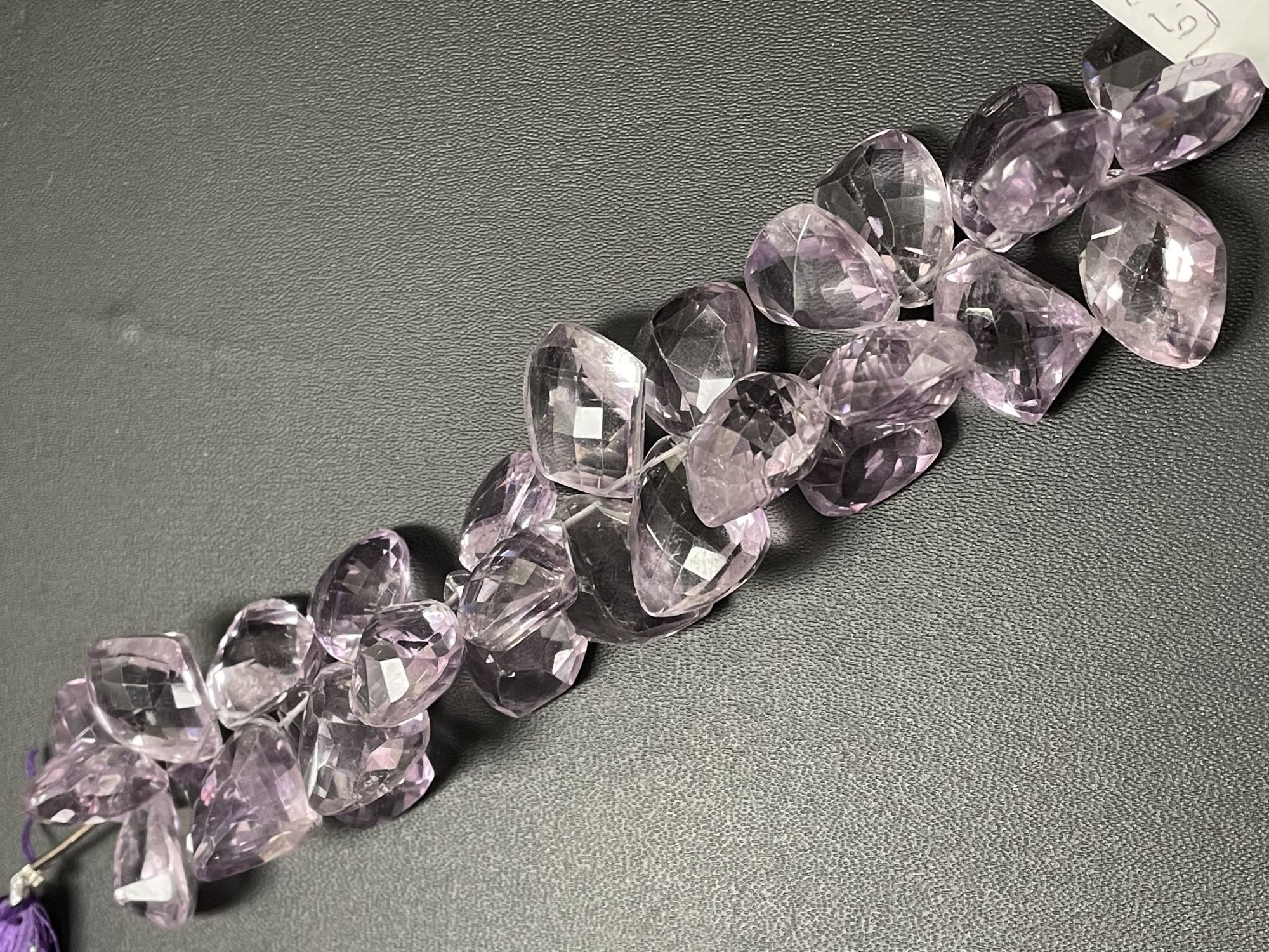 Pink Amethyst Funky Cut Faceted