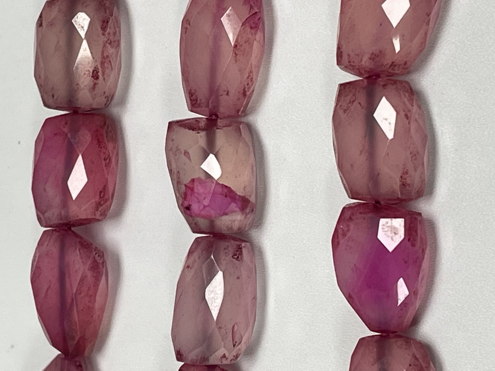 Pink Chalcedony Nugget Faceted