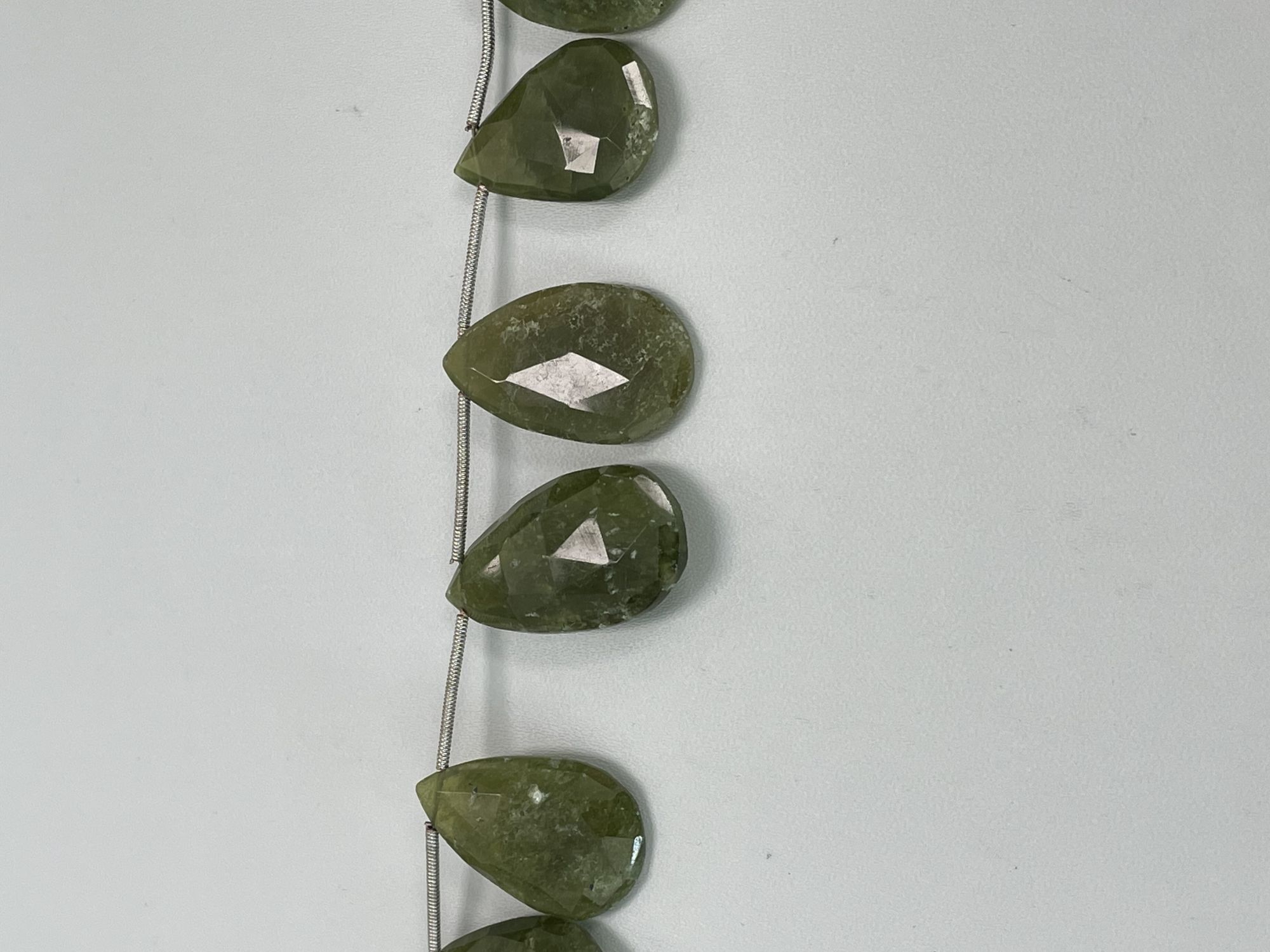Vesuvianite Pear Faceted