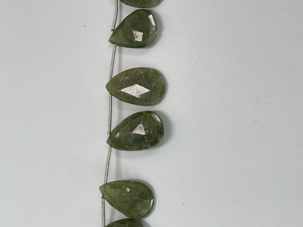 Vesuvianite Pear Faceted