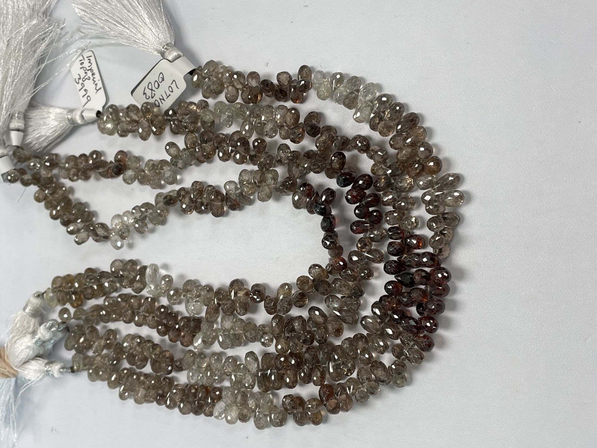 Shaded Imperial Topaz Drop Faceted