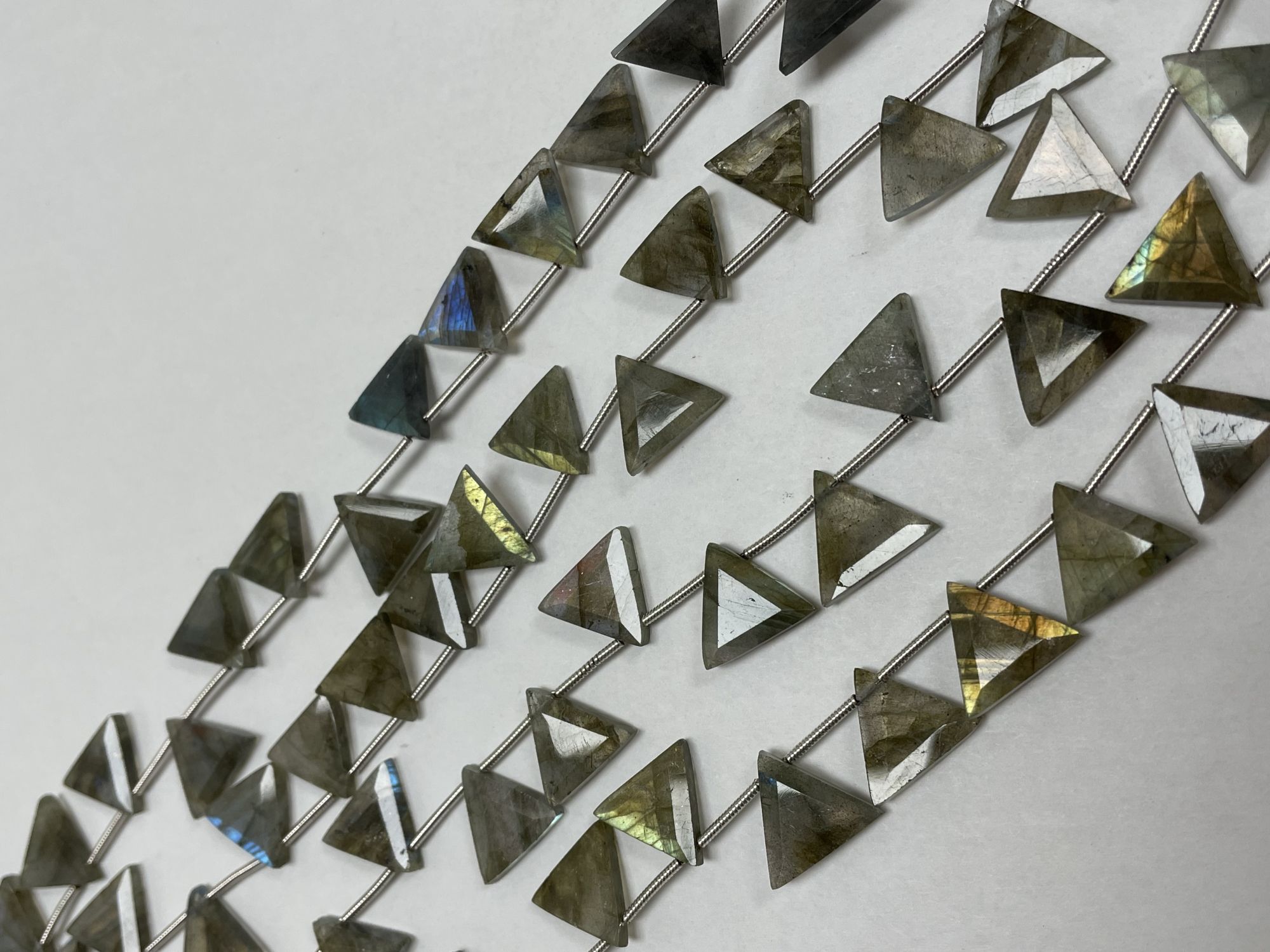 Labradorite Flat Trillion Faceted