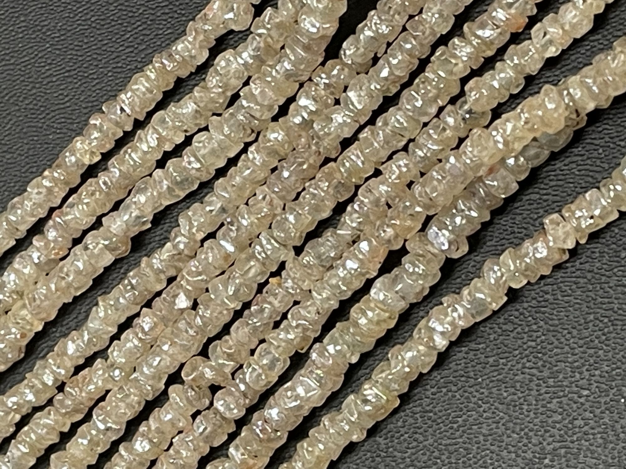 Zircon Rondelle Organic Cut Faceted