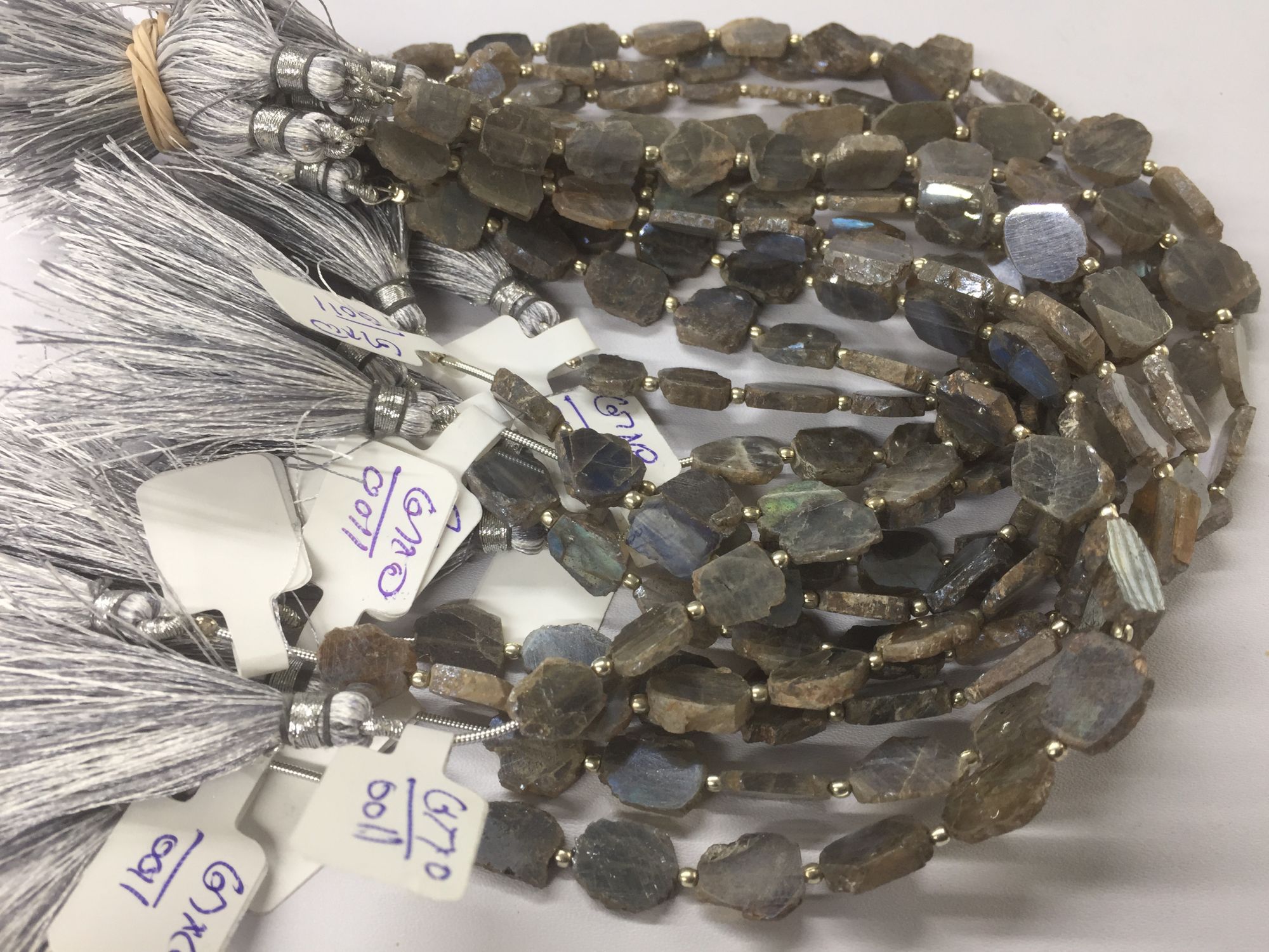 Labradorite Slice Faceted