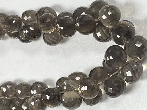 Smoky Quartz Onion Faceted
