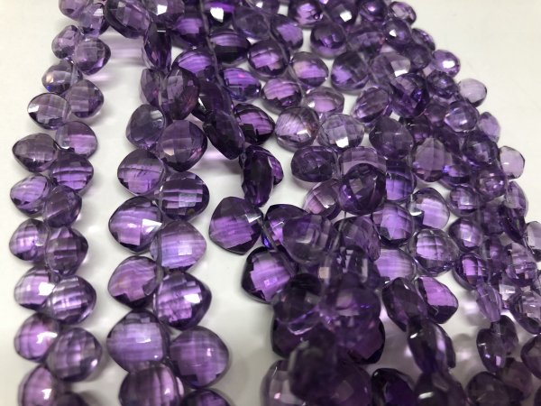 Amethyst Cushions Faceted