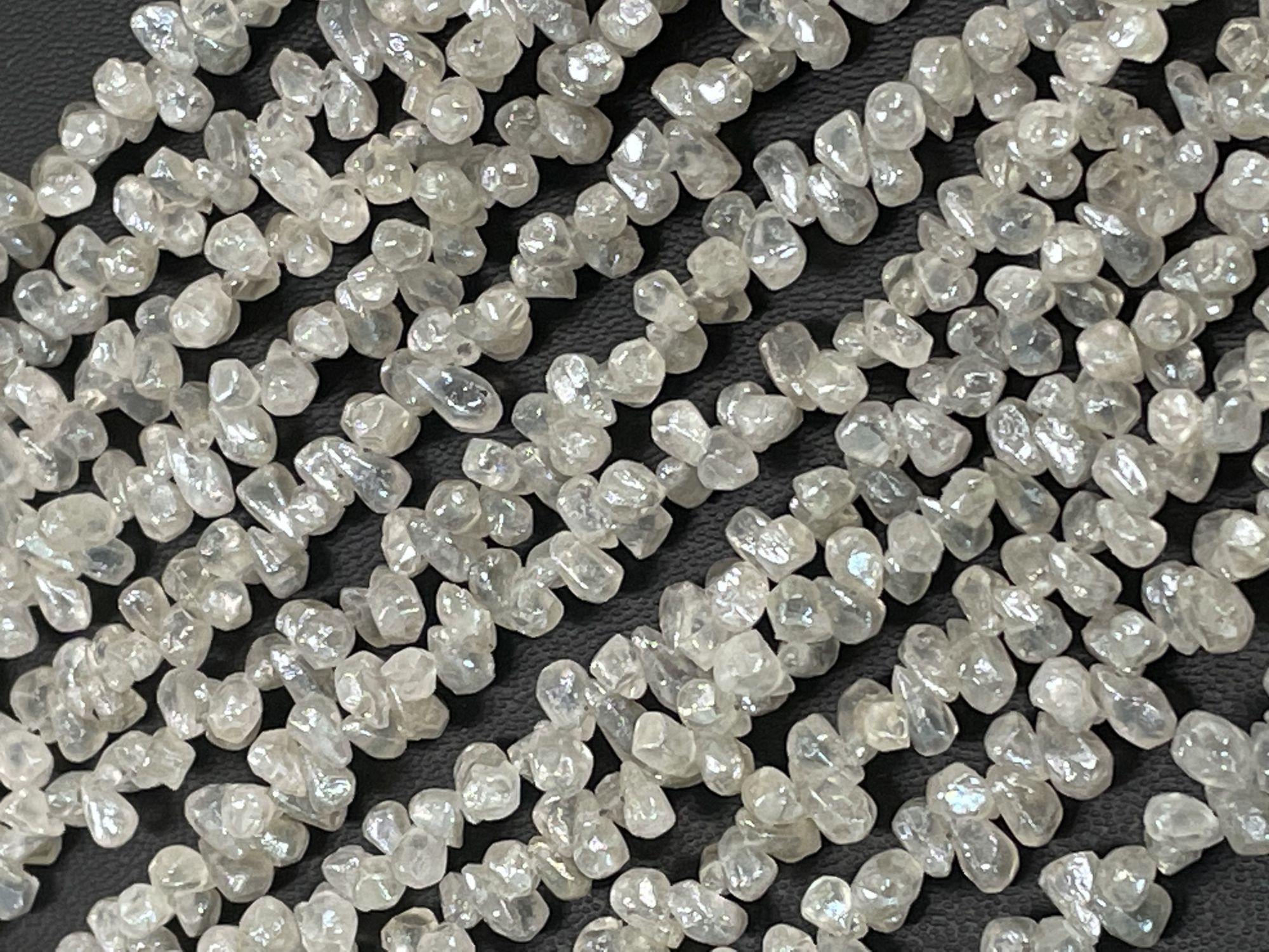 Zircon Drop Organic Cut Faceted