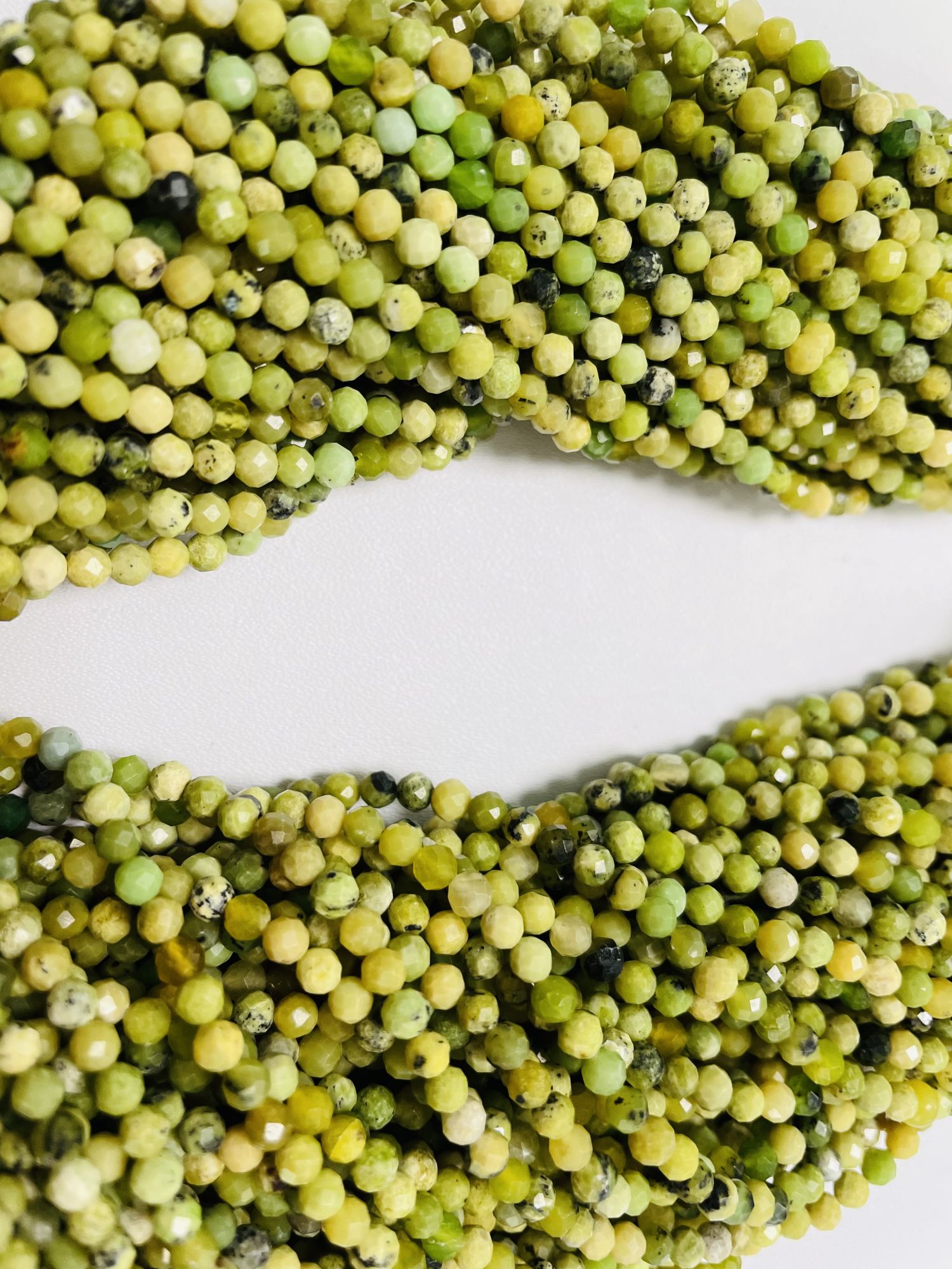 Shaded Opal Rondelle Faceted