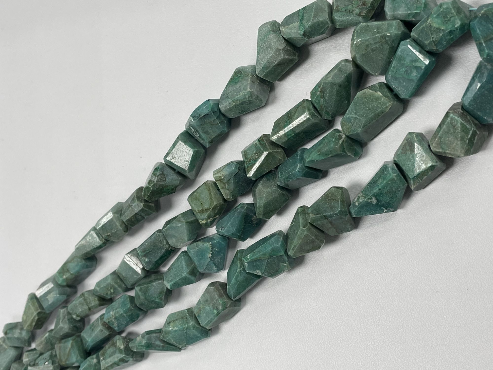 Chrysocolla Nugget Faceted