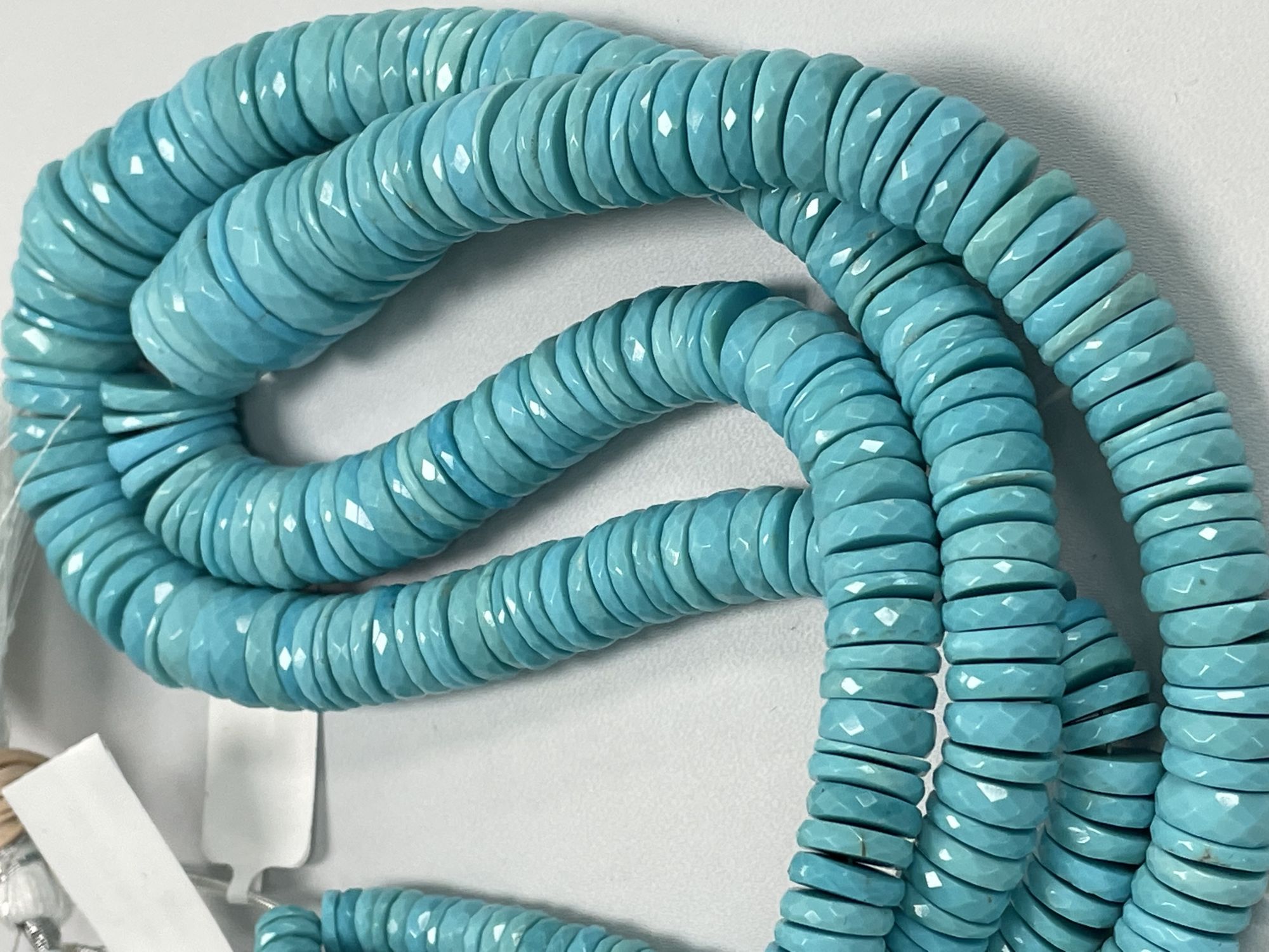 Turquoise Tire Faceted