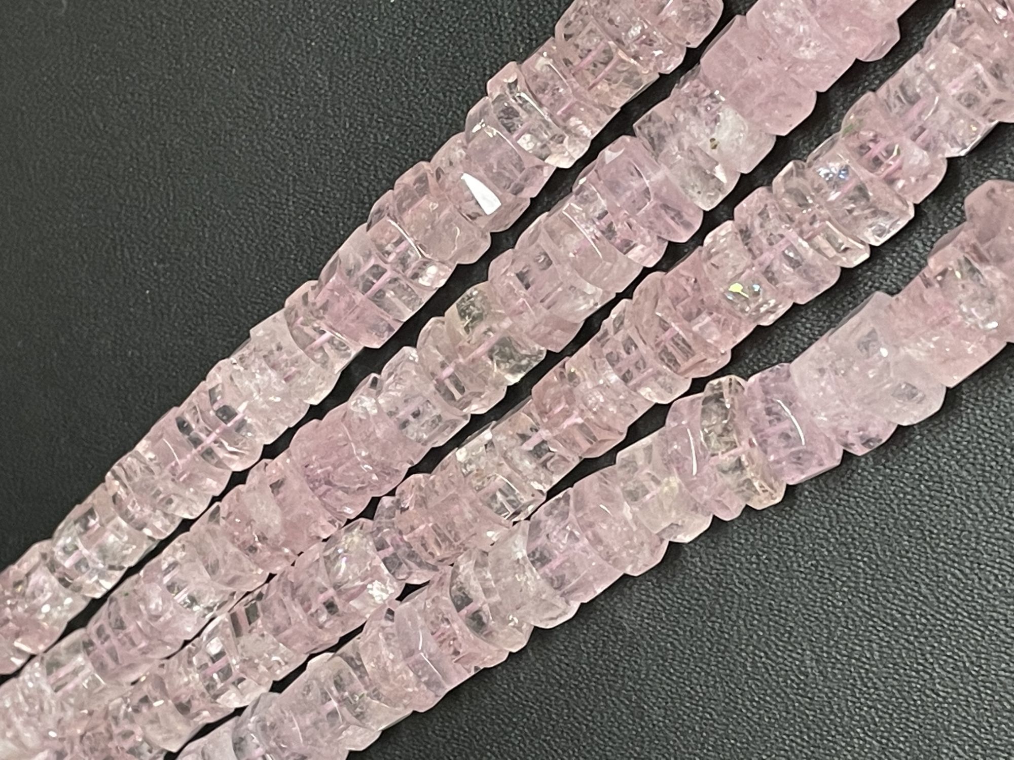 Morganite Bolt Faceted