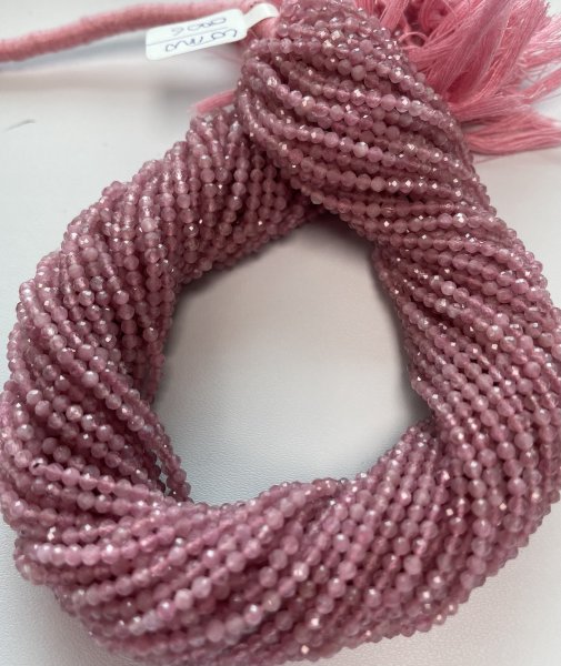 Pink Tourmaline Rondelle Faceted