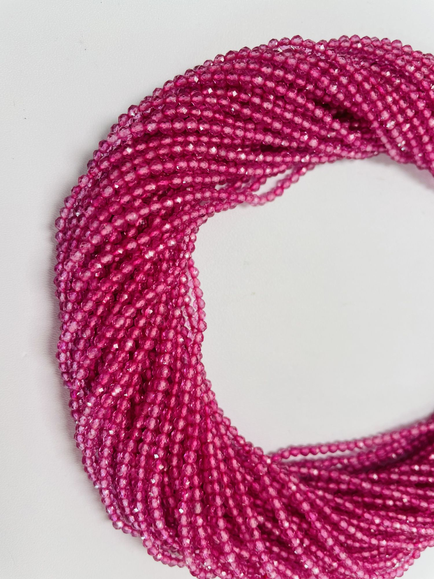 Mystic Quartz Rondelle Faceted