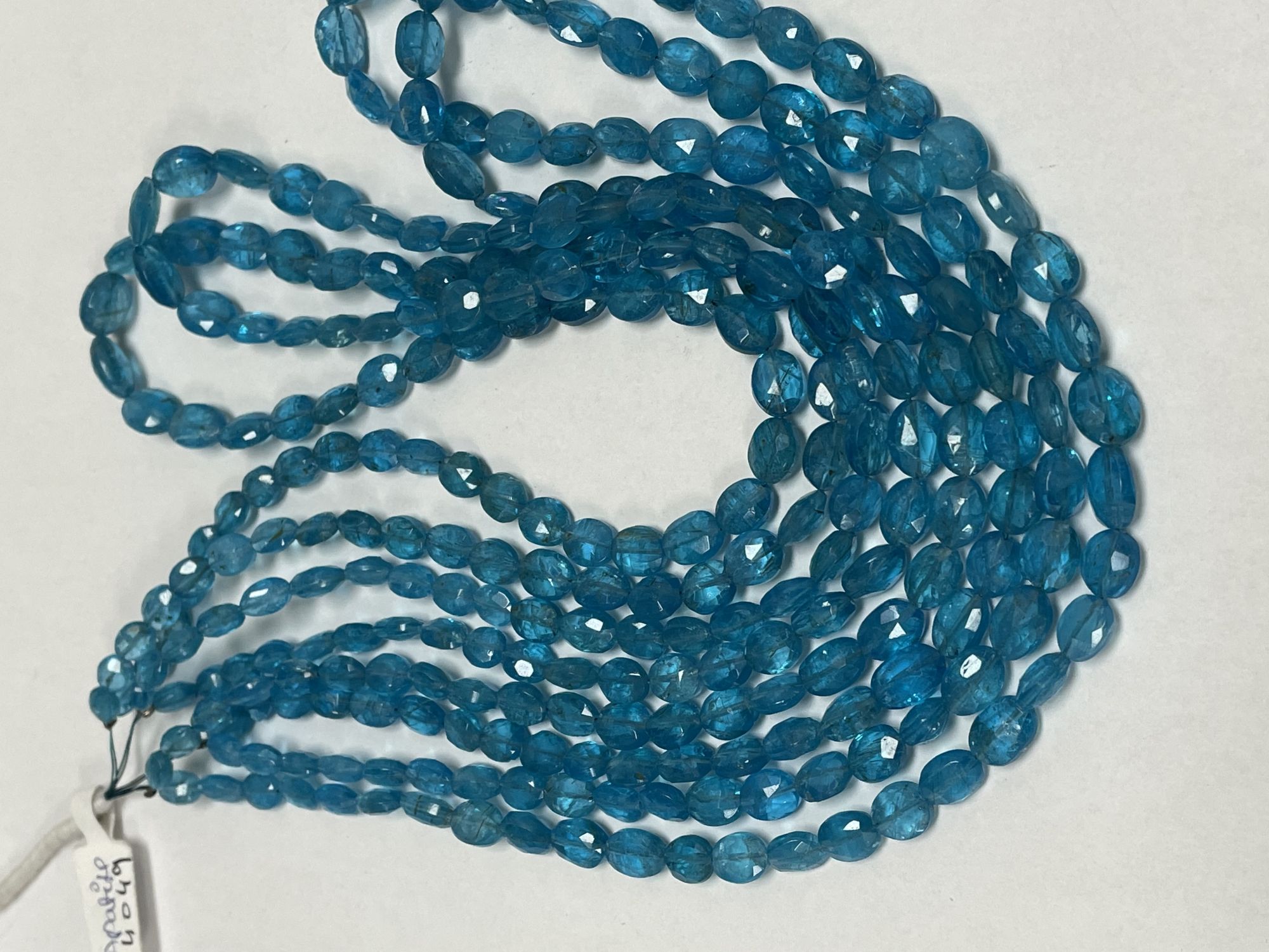 Blue Apatite Oval Faceted