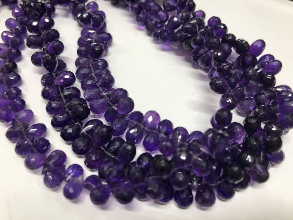 Amethyst Drops Faceted