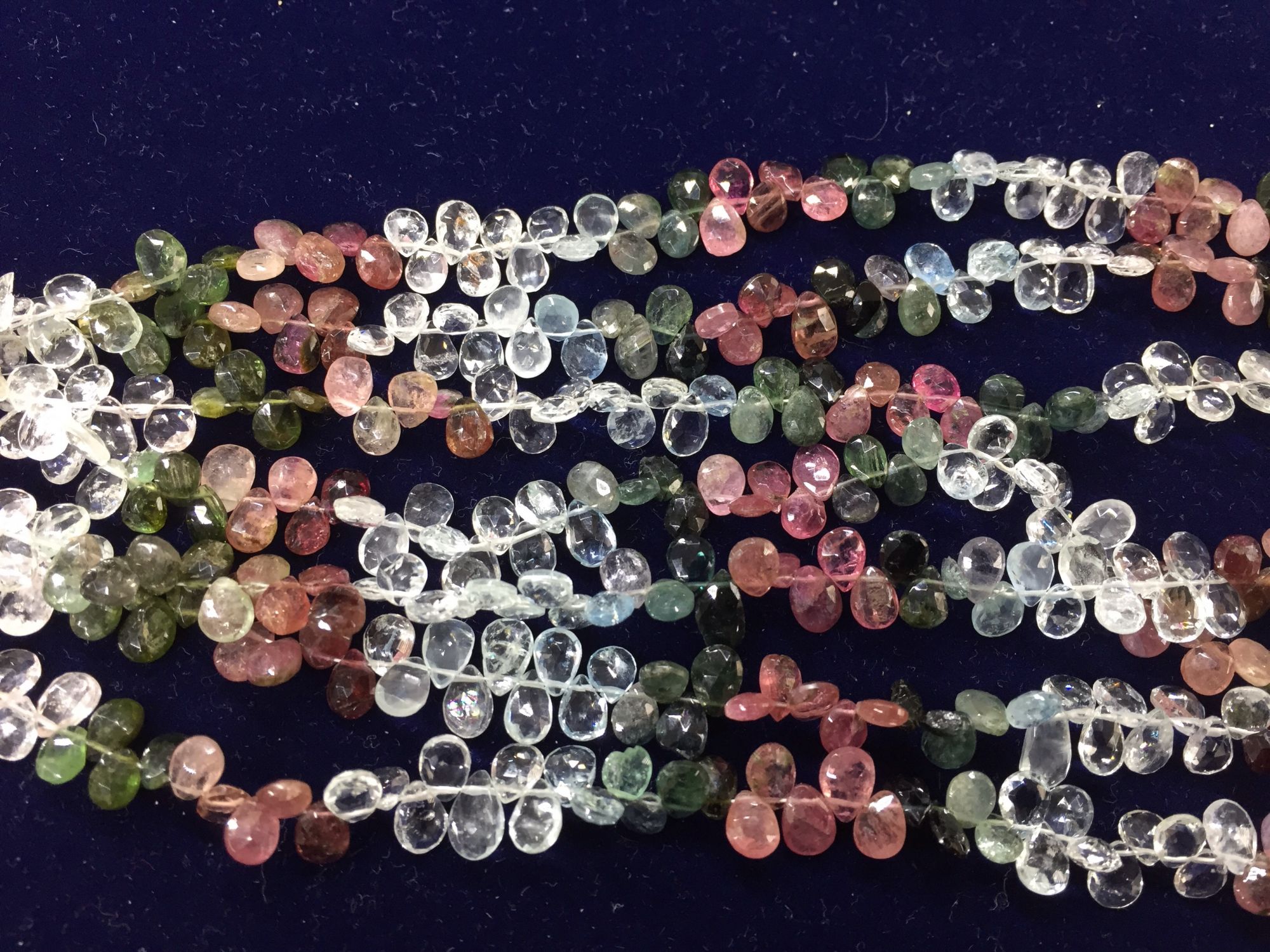 Natural tourmaline pear Faceted