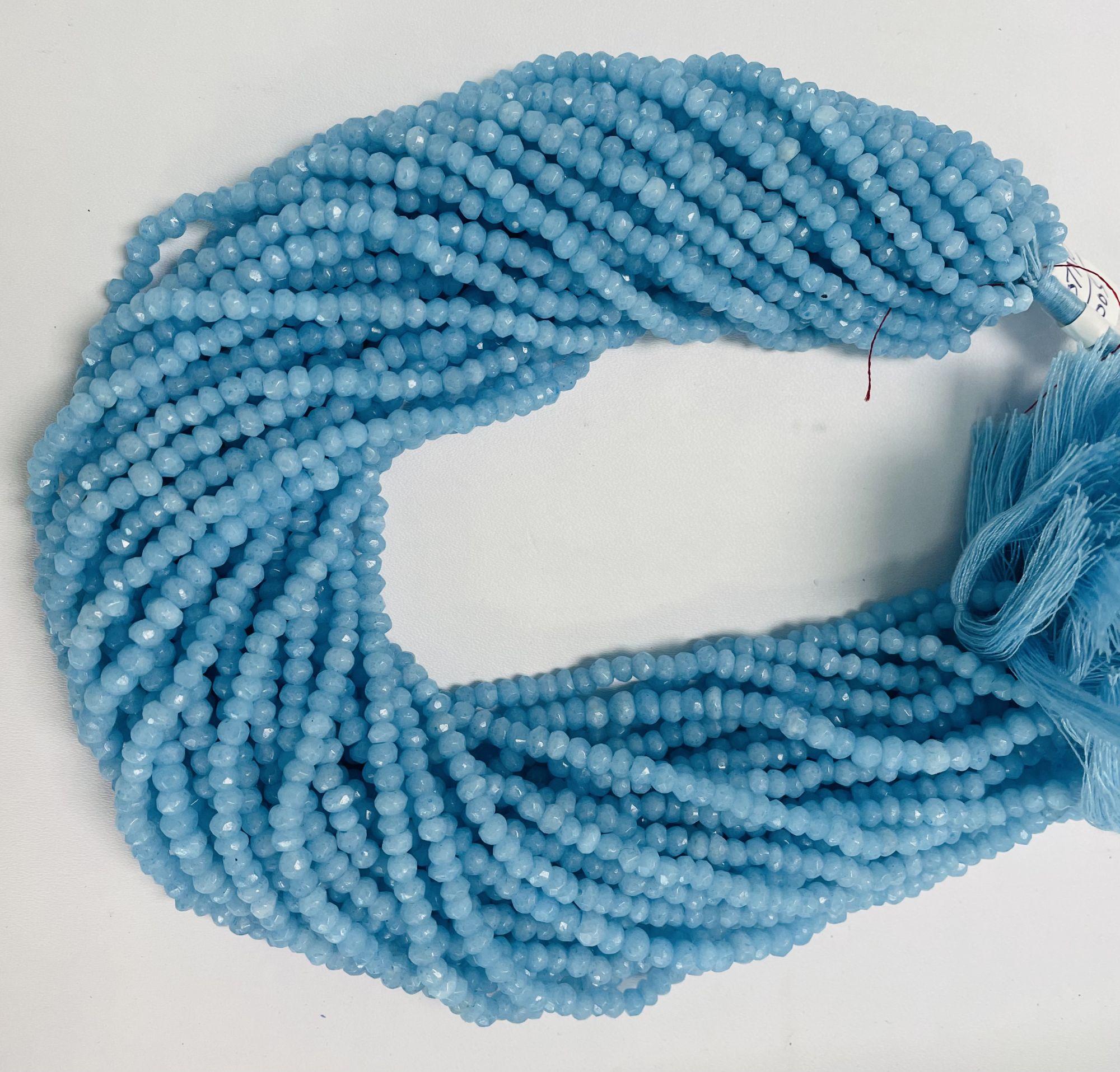 Dyed Opal Rondelle Faceted