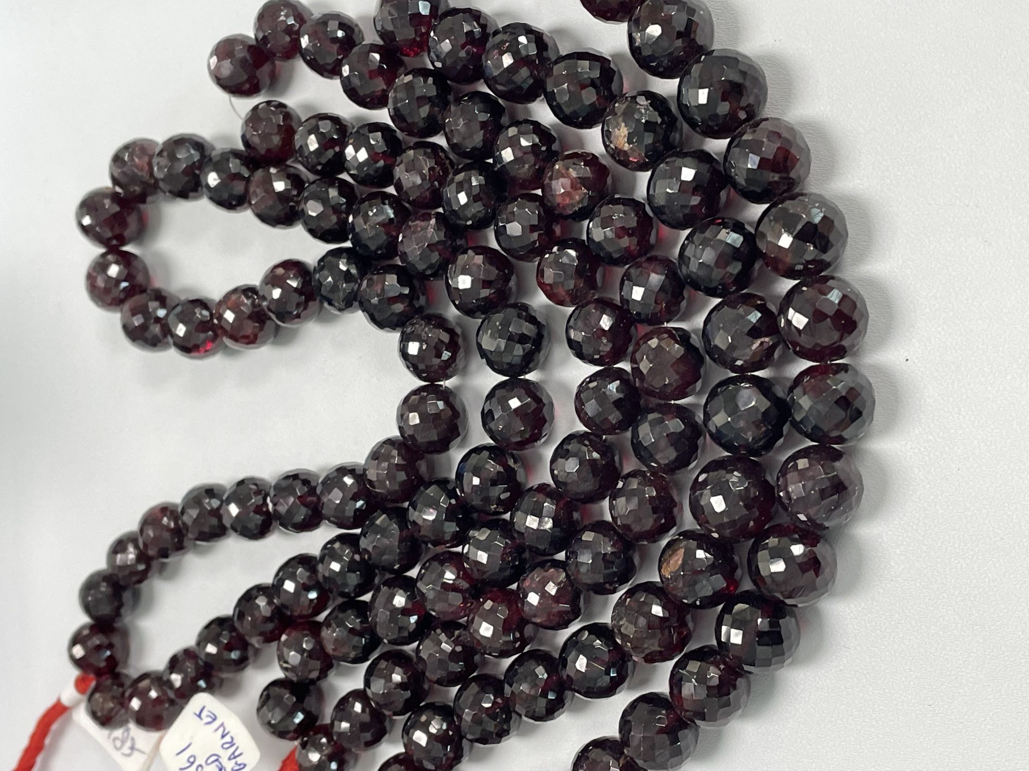 Red Garnet Round Faceted