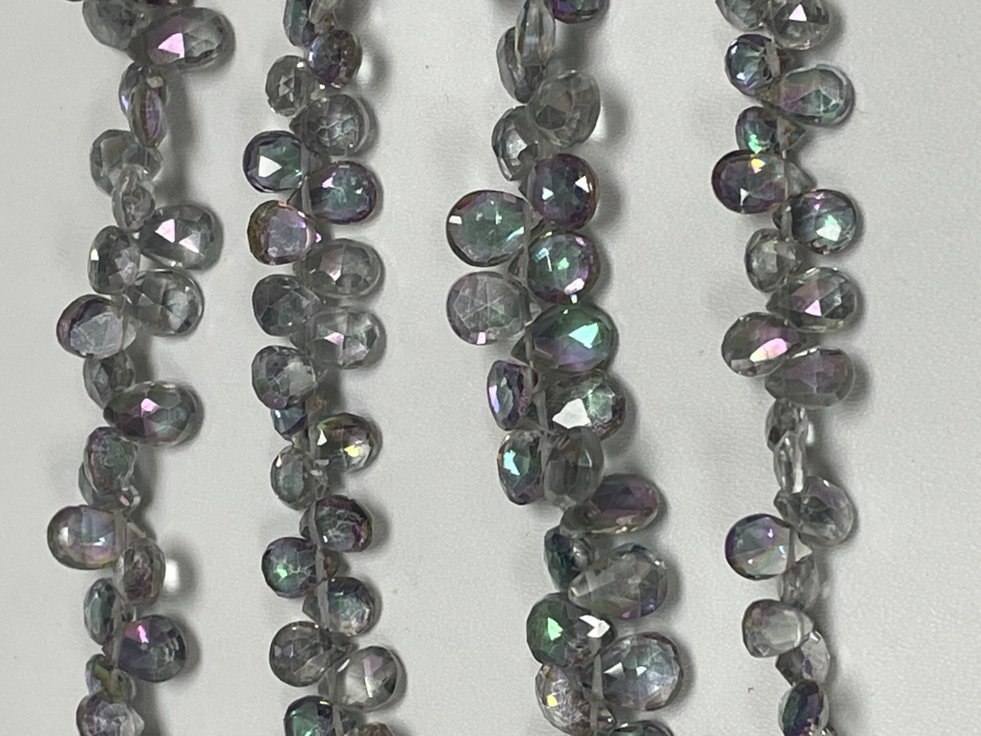 Mystic Topaz Pear Faceted