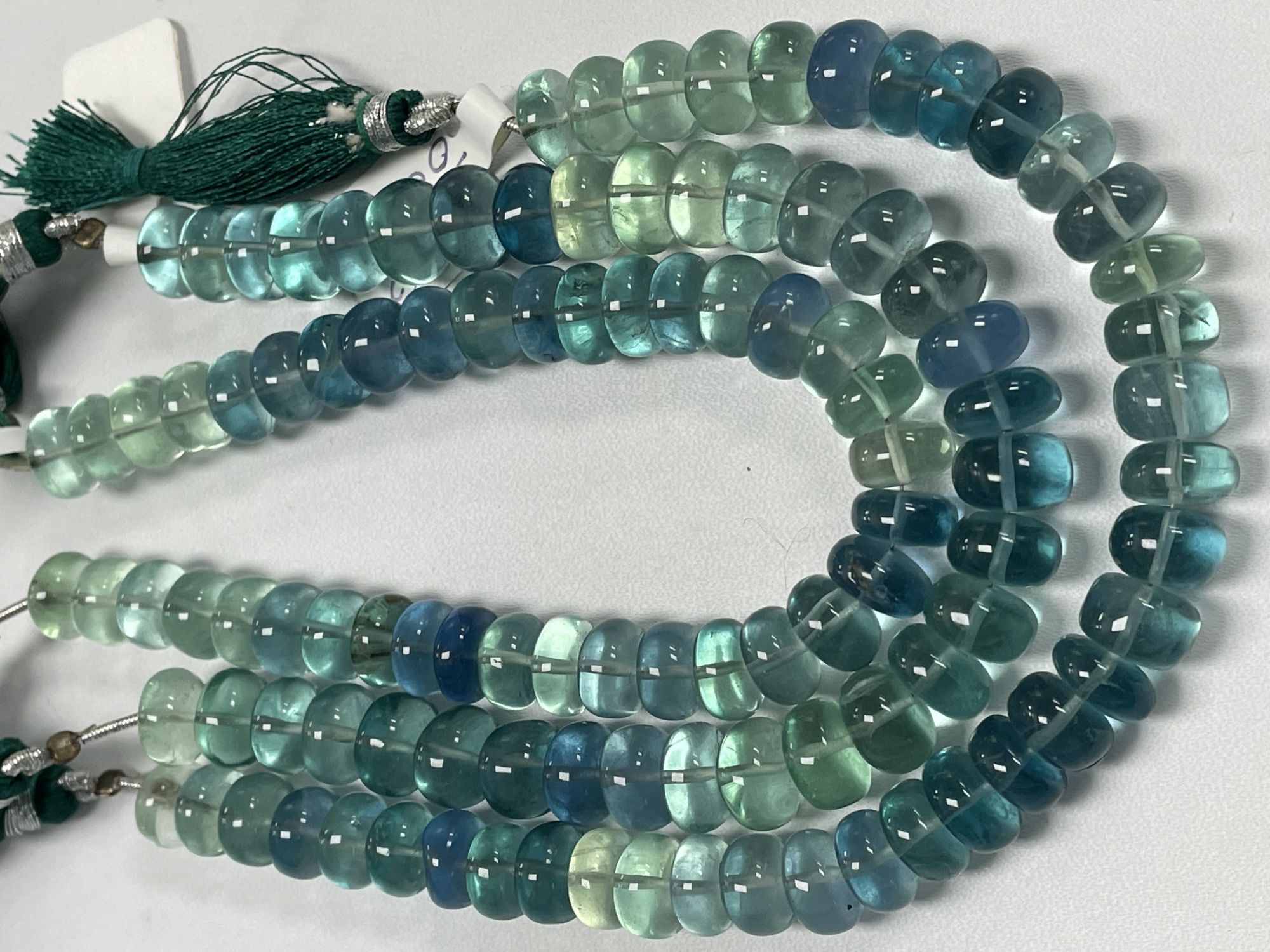 Fluorite Rondelle Smooth