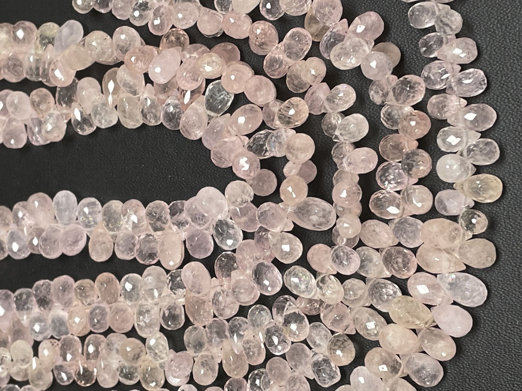 Morganite Drop Faceted