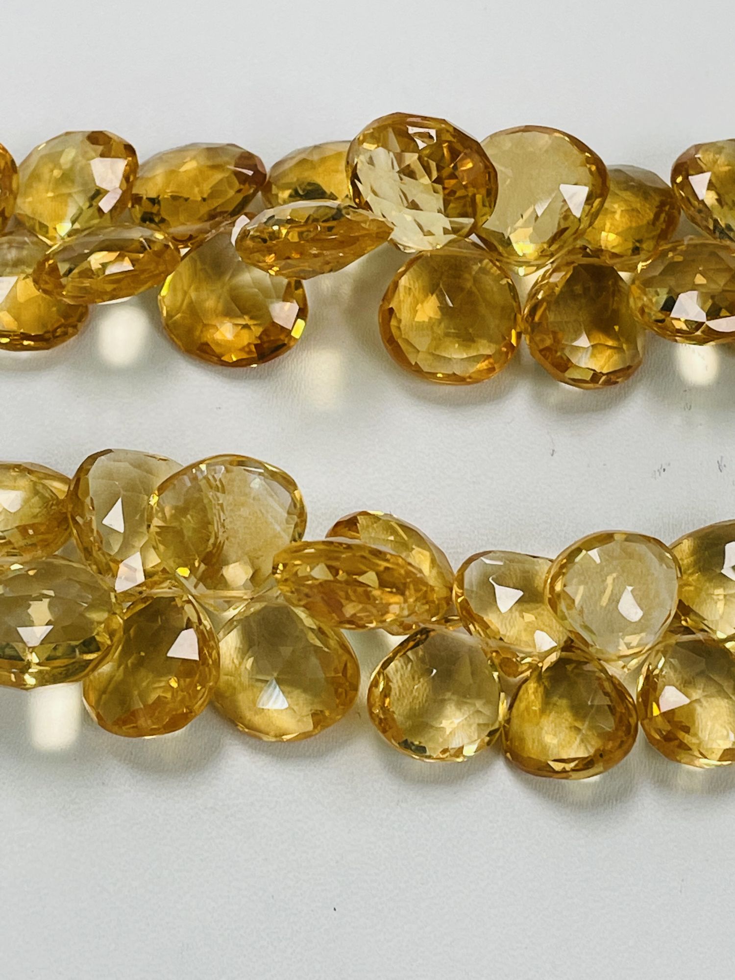 Citrine Heart Faceted
