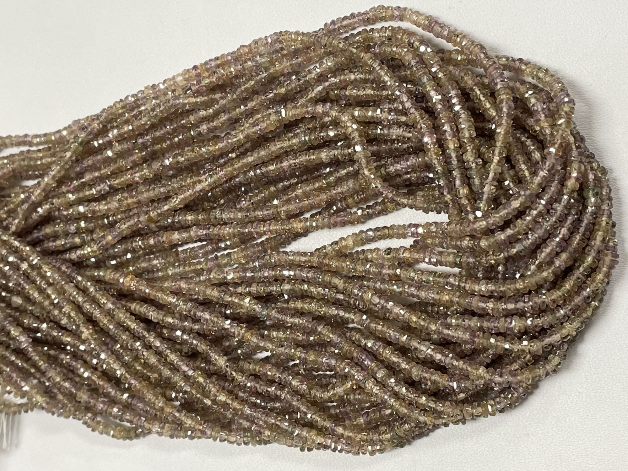 Color Change Garnet Rondelle Faceted