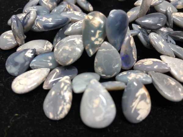 Lightning Ridge Australian Opal Pears Smooth