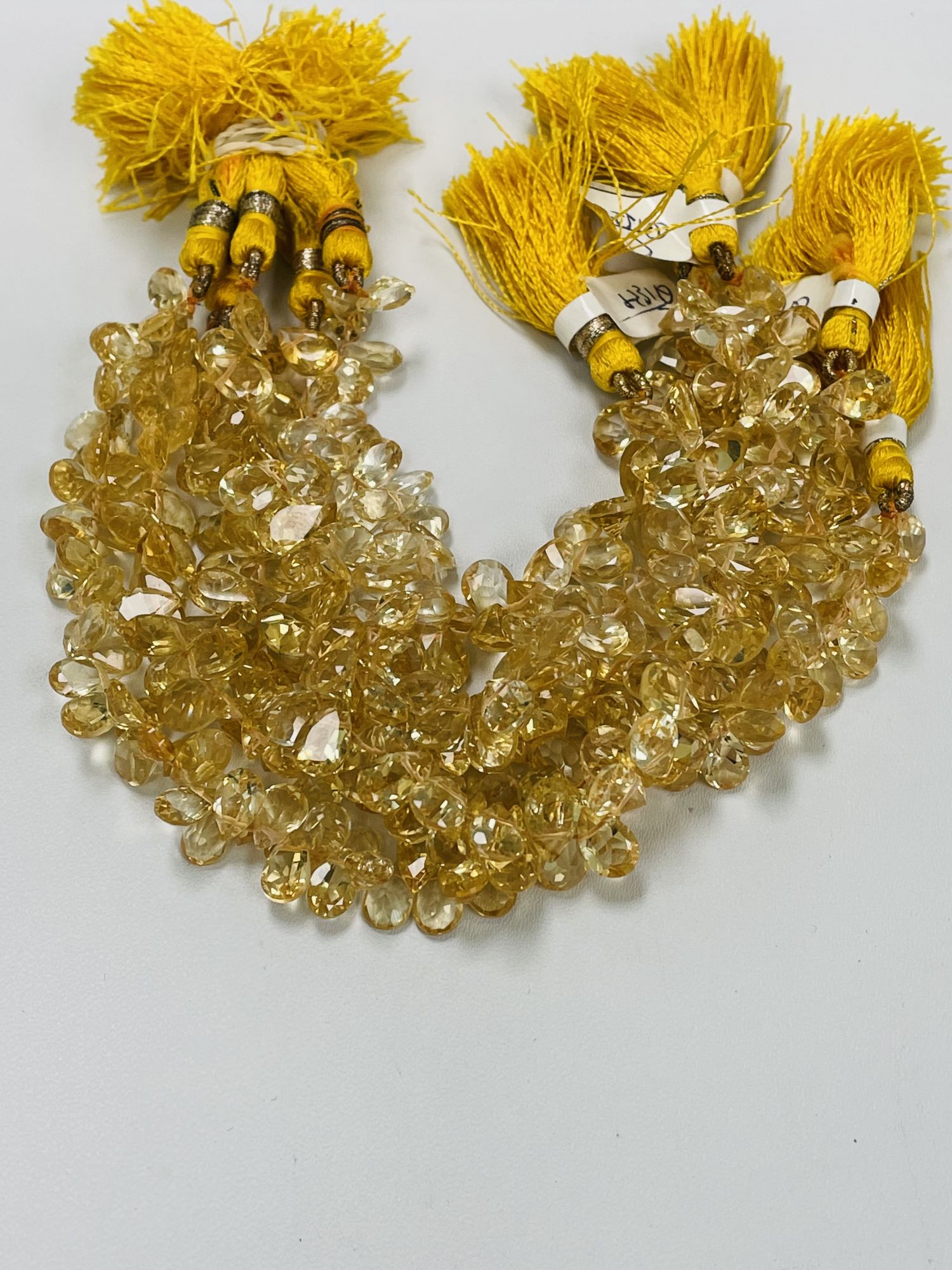 Citrine Pear Cut Stone Faceted