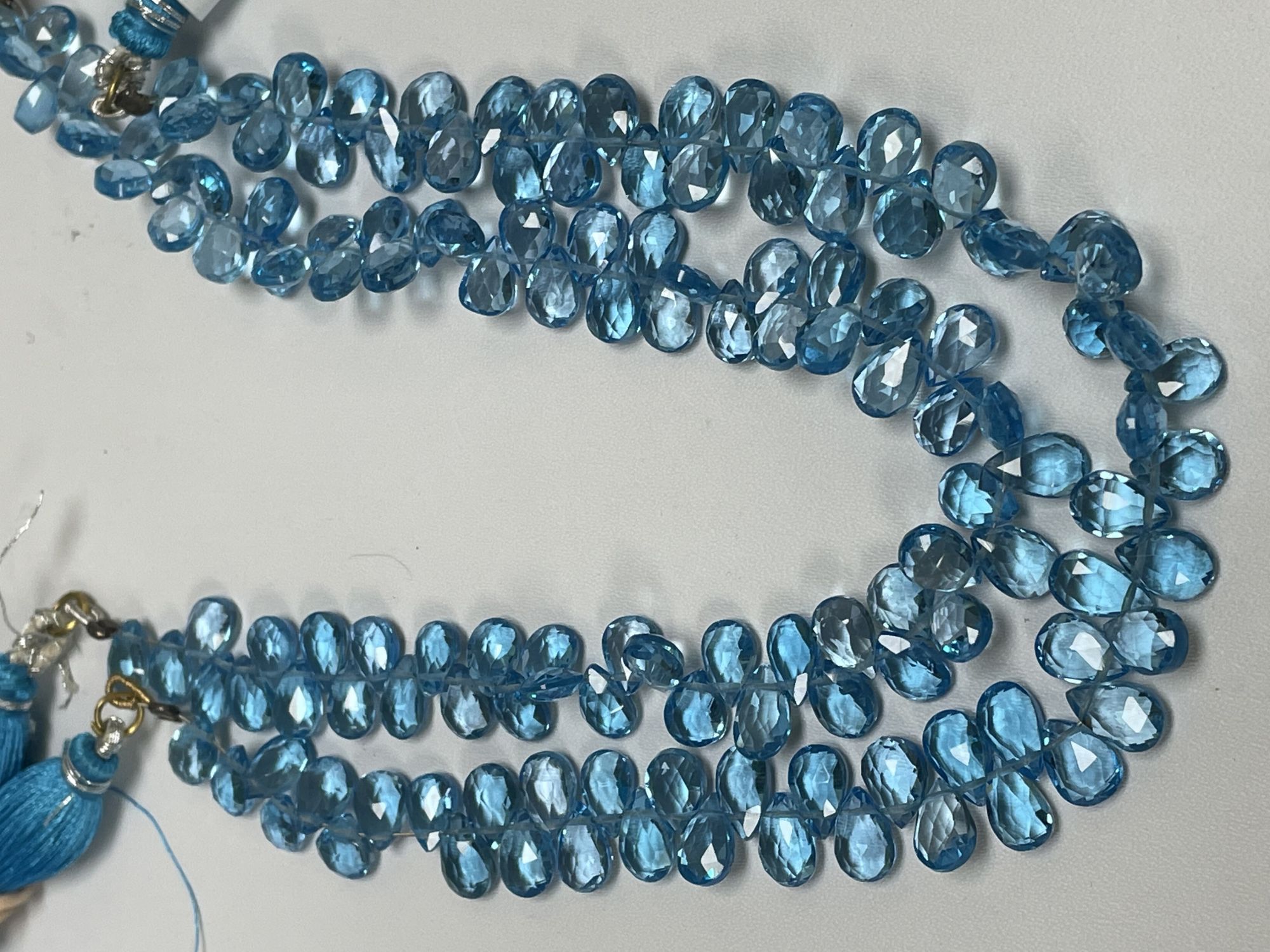 Swiss Blue Topaz Pear Faceted