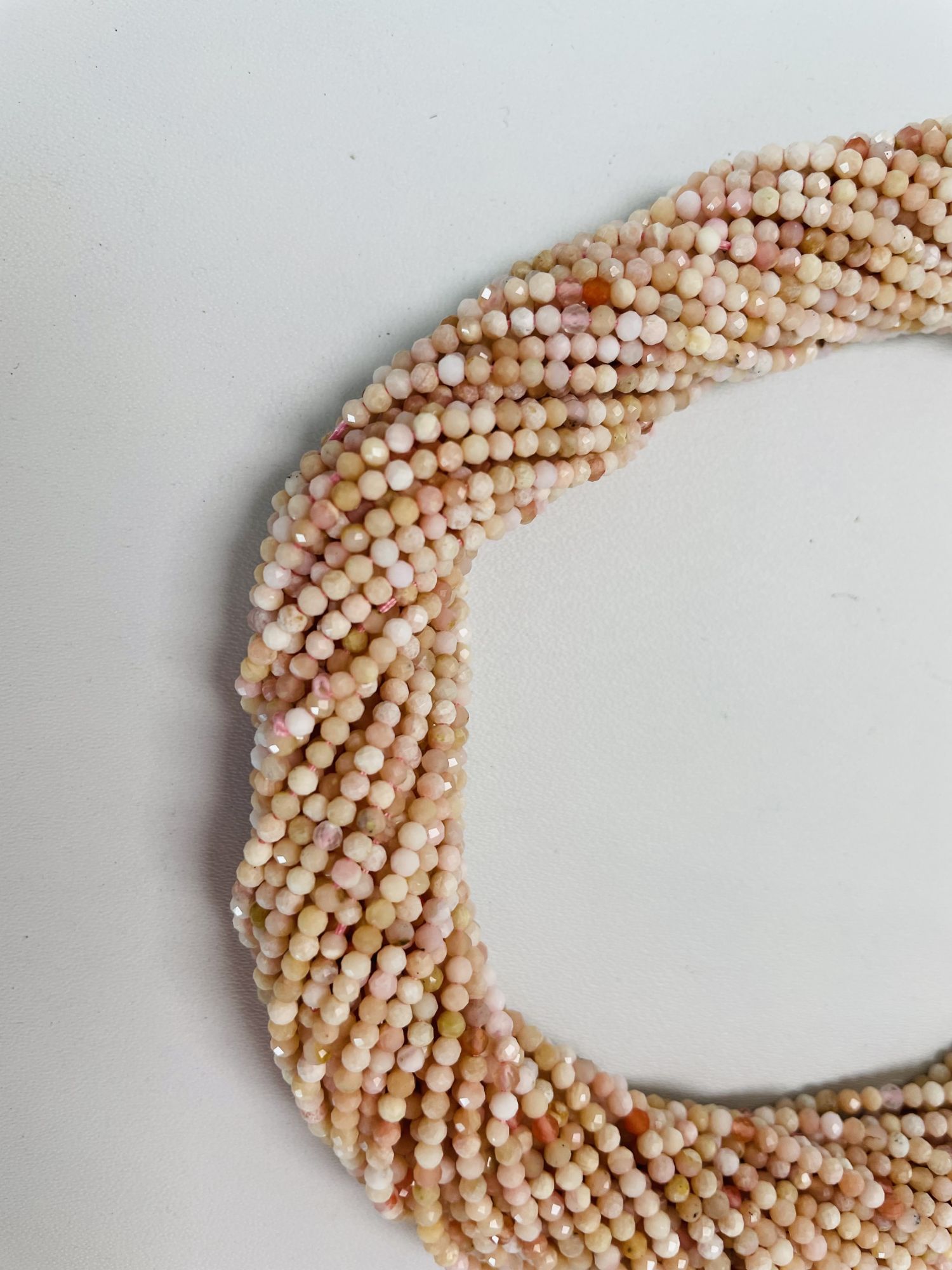 Shaded Opal Rondelle Faceted