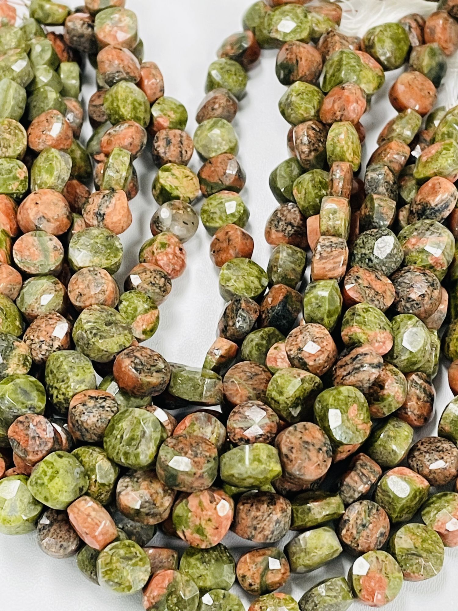 Jasper Coin Faceted