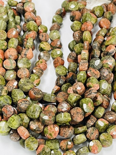 Jasper Coin Faceted