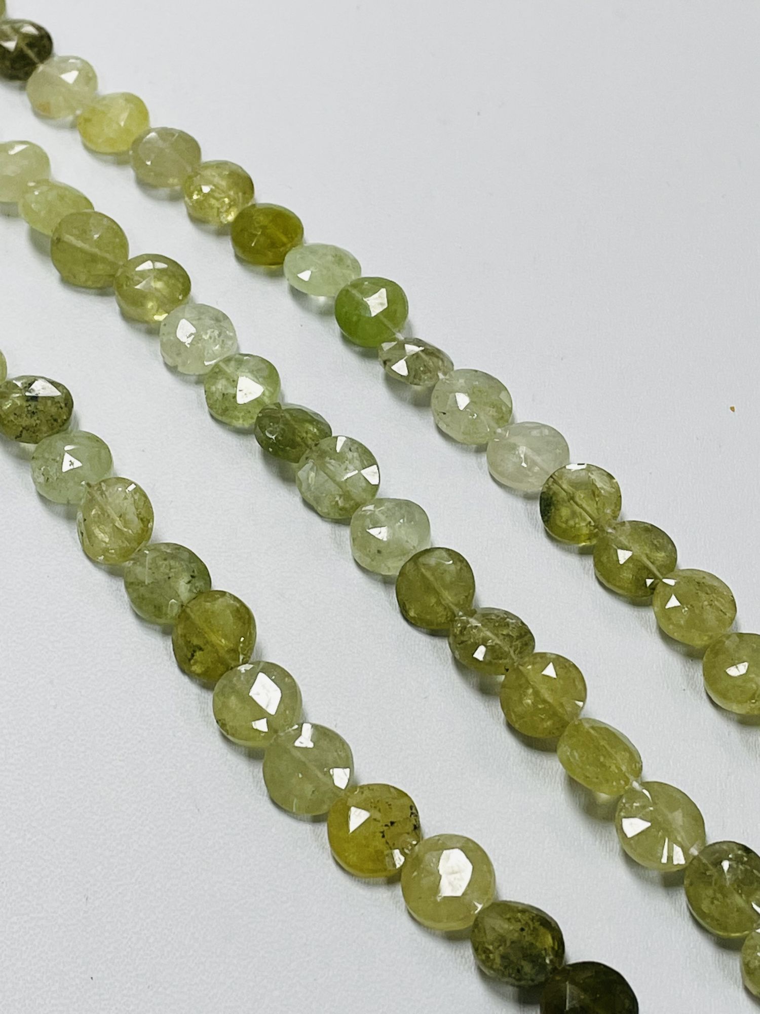 Grossular Garnet Coin