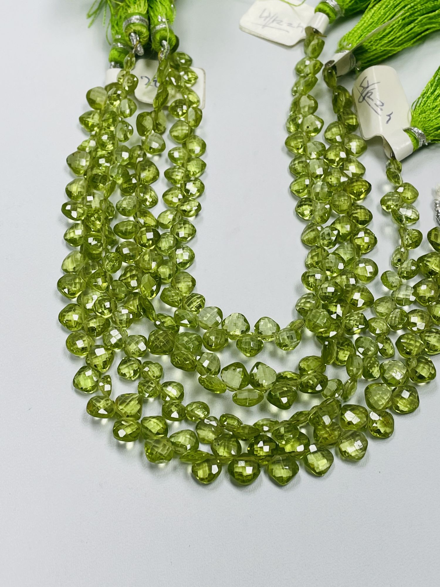 Peridot Cushion Faceted