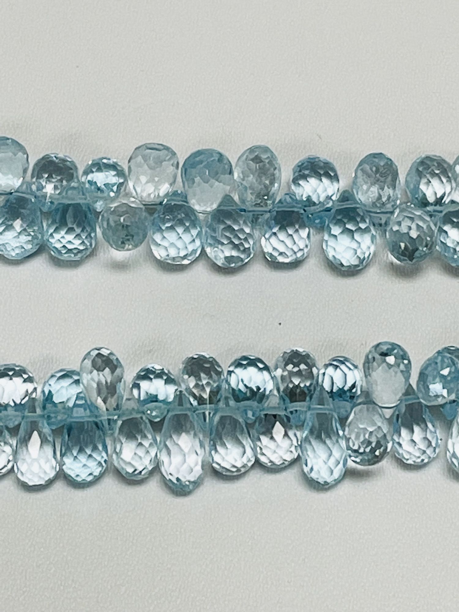 Sky Blue Topaz Drop Faceted