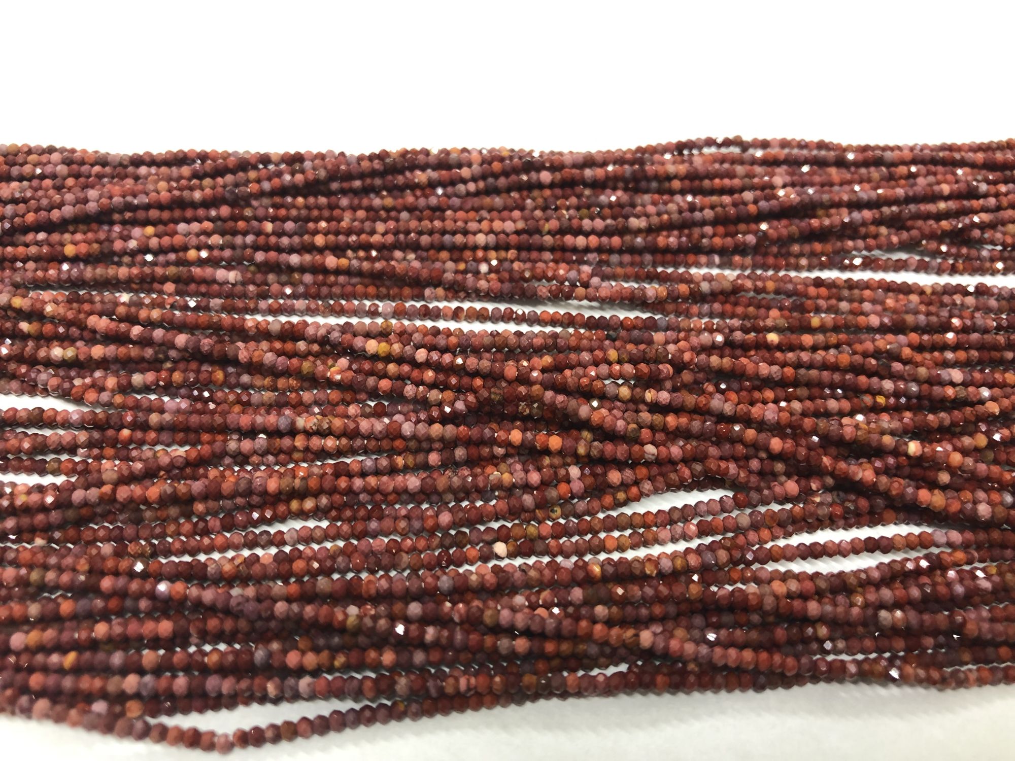 Mookaite Rondelles Faceted