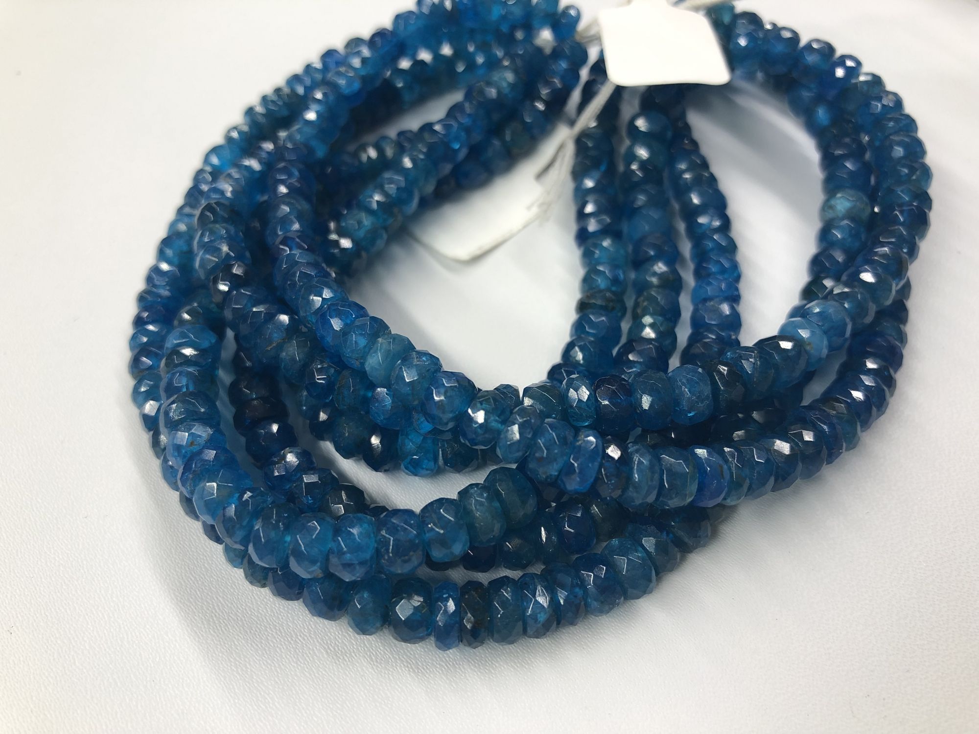 Apatite Rondelles Faceted