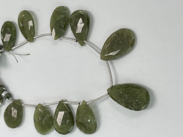 Vesuvianite Pear Faceted