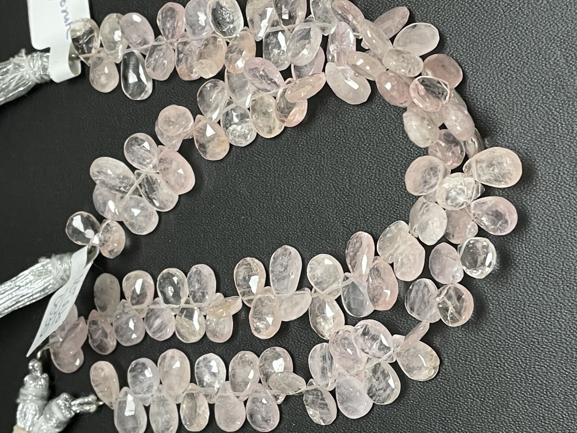 Morganite Pear Faceted