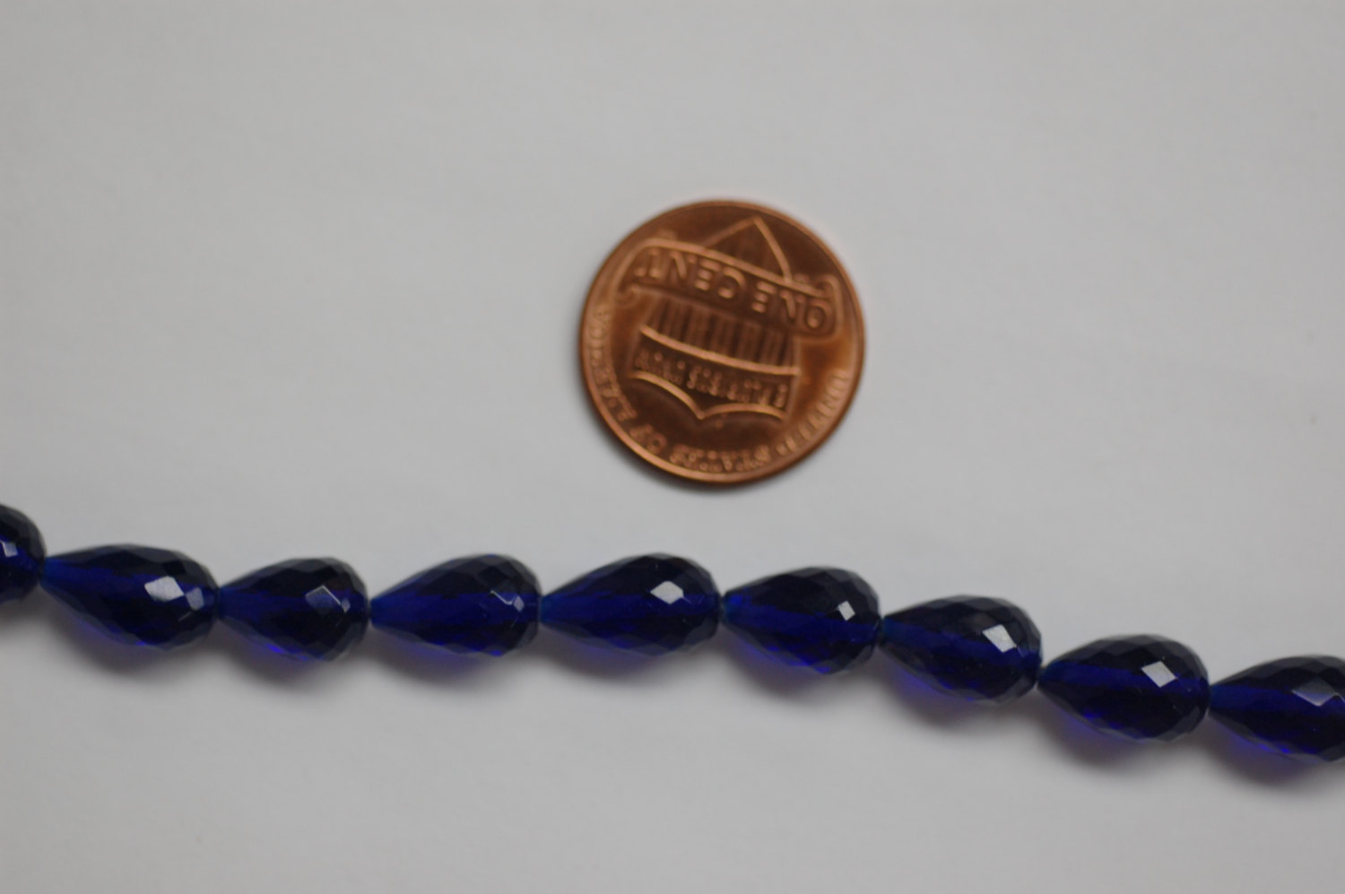 Electric Blue Hydro Quartz Straight Drill Drops Faceted