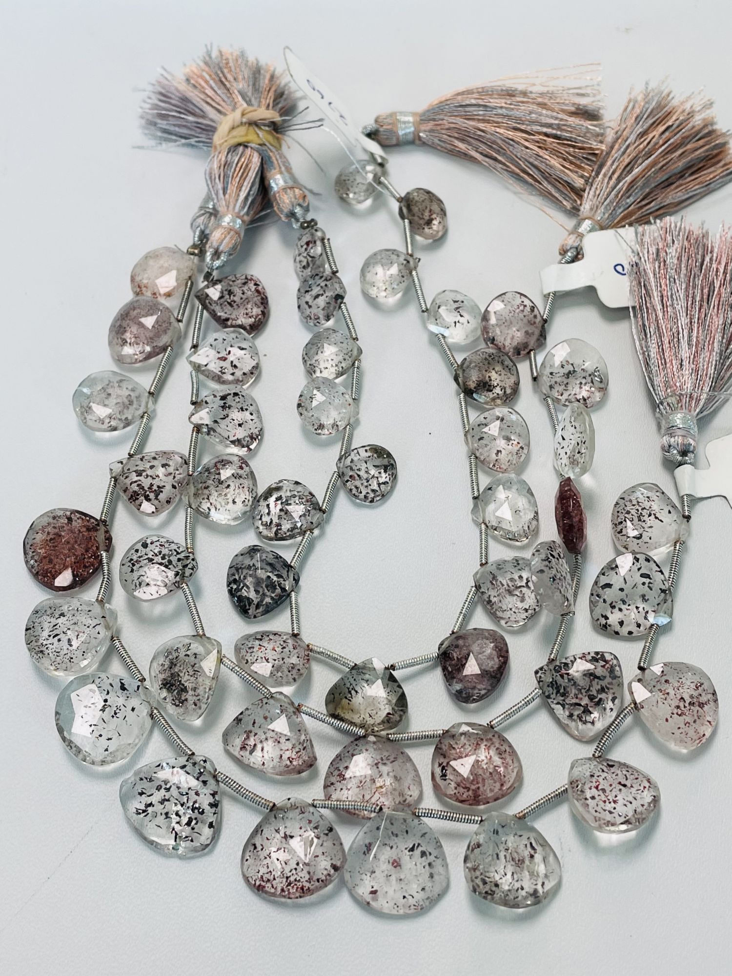 Moss Amethyst Heart Faceted