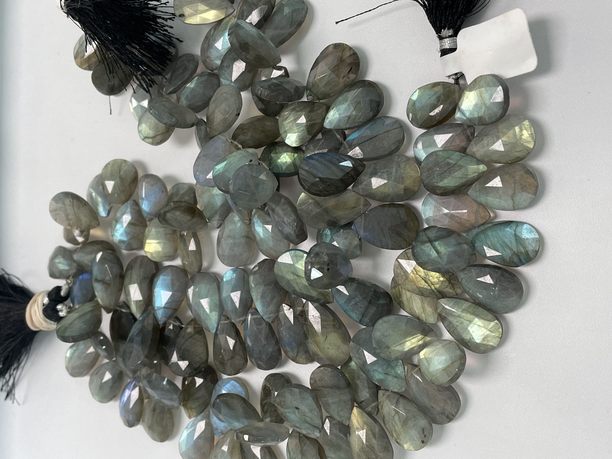 Labradorite Pear Faceted