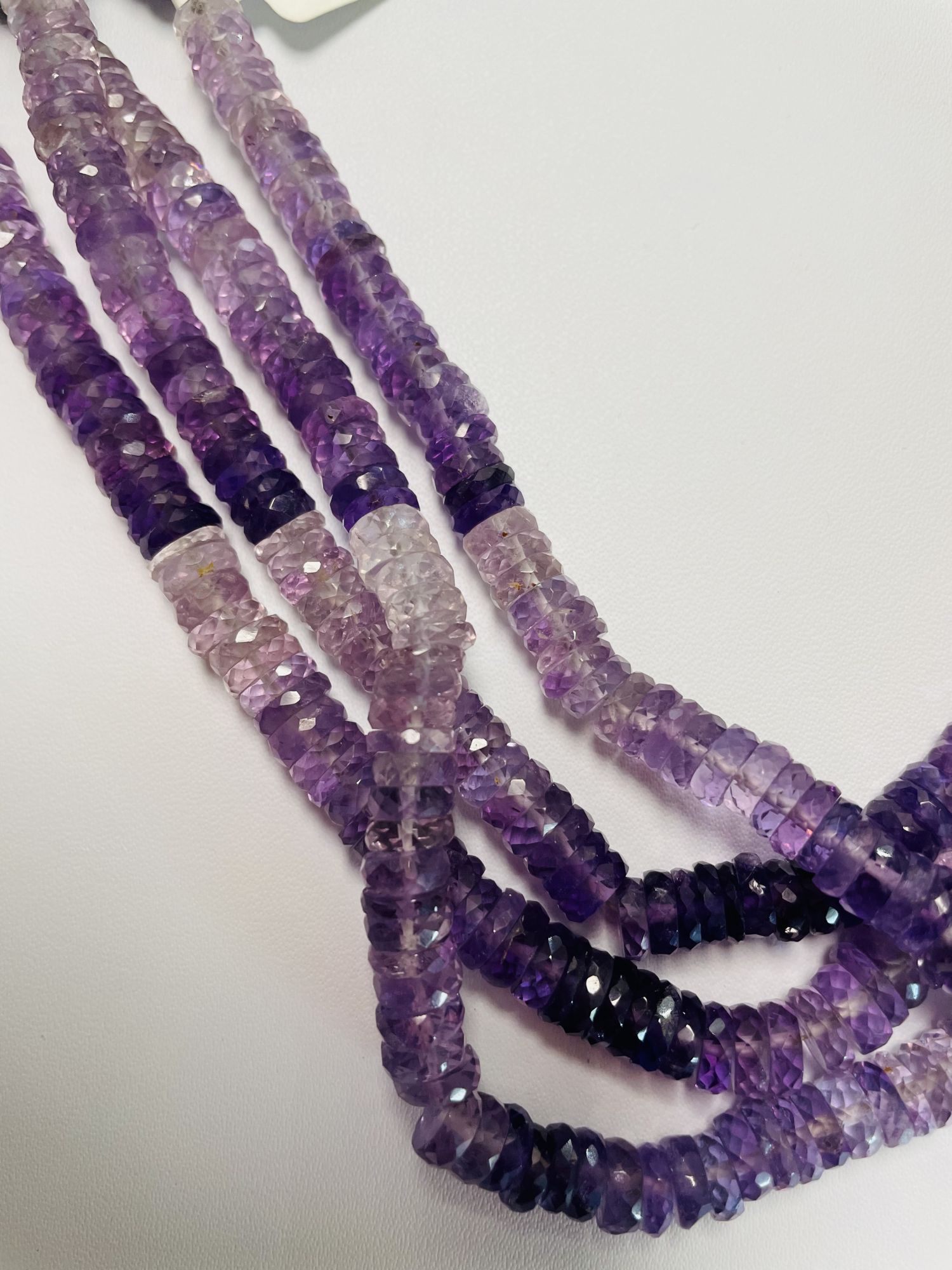 Purple Amethyst Tire Faceted