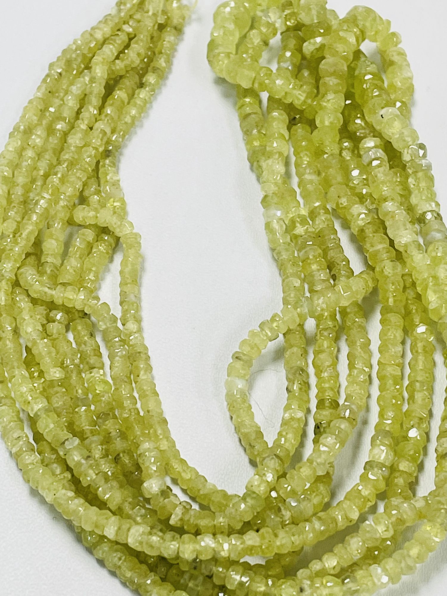 Chrysoberyl Rondelle Faceted