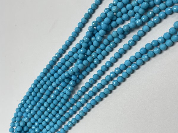 Turquoise Round Faceted