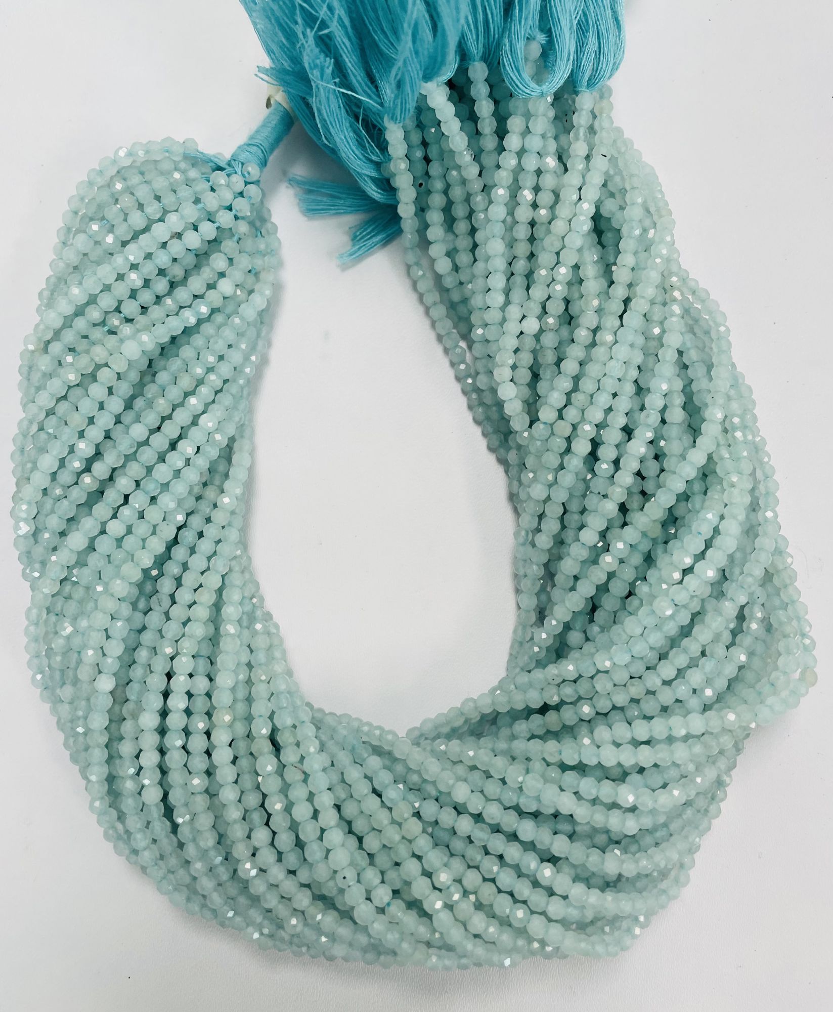 Natural Chalcedony Rondelle