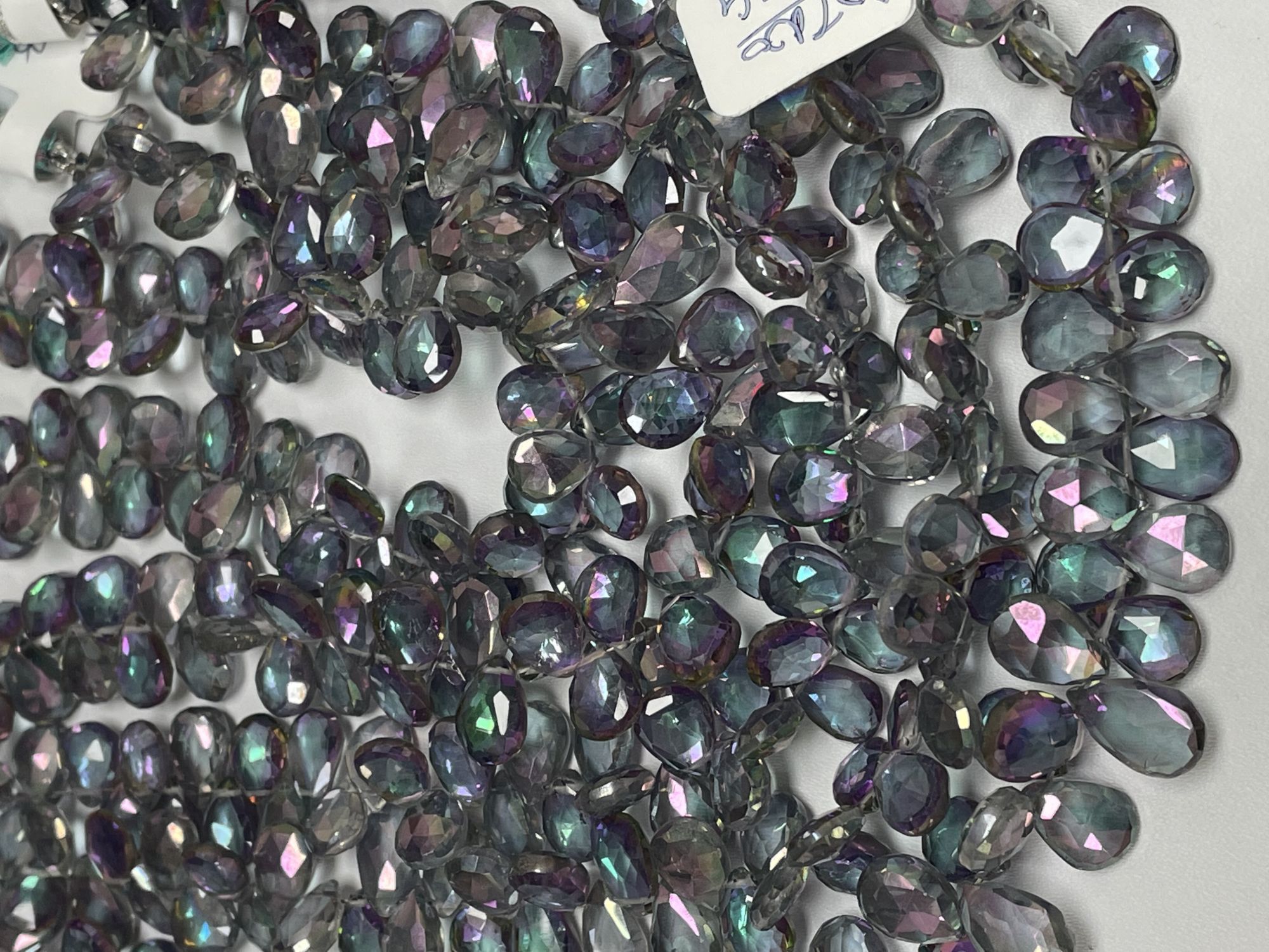 Mystic Topaz Pear Faceted