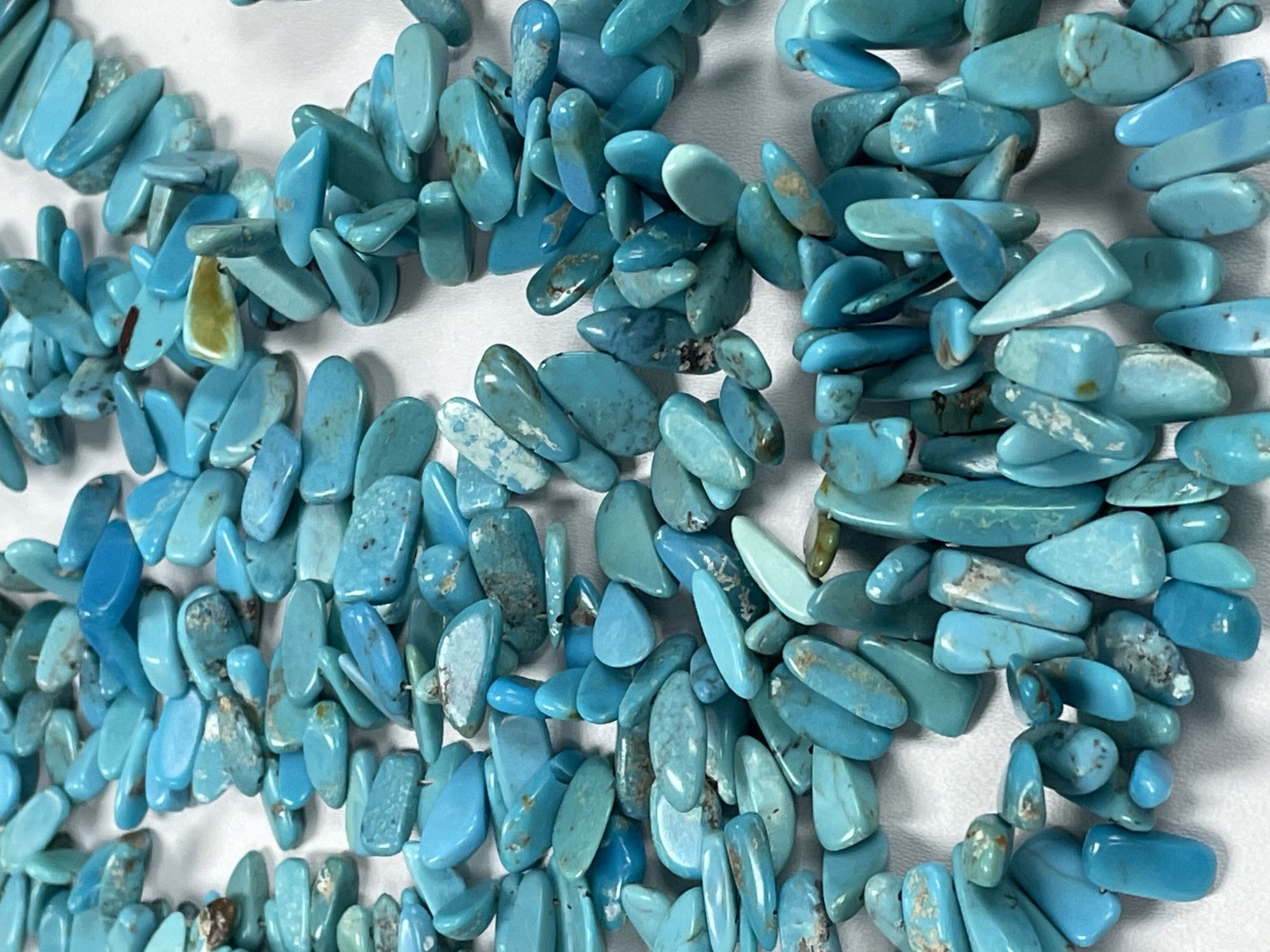 Turquoise Funky Cut Smooth