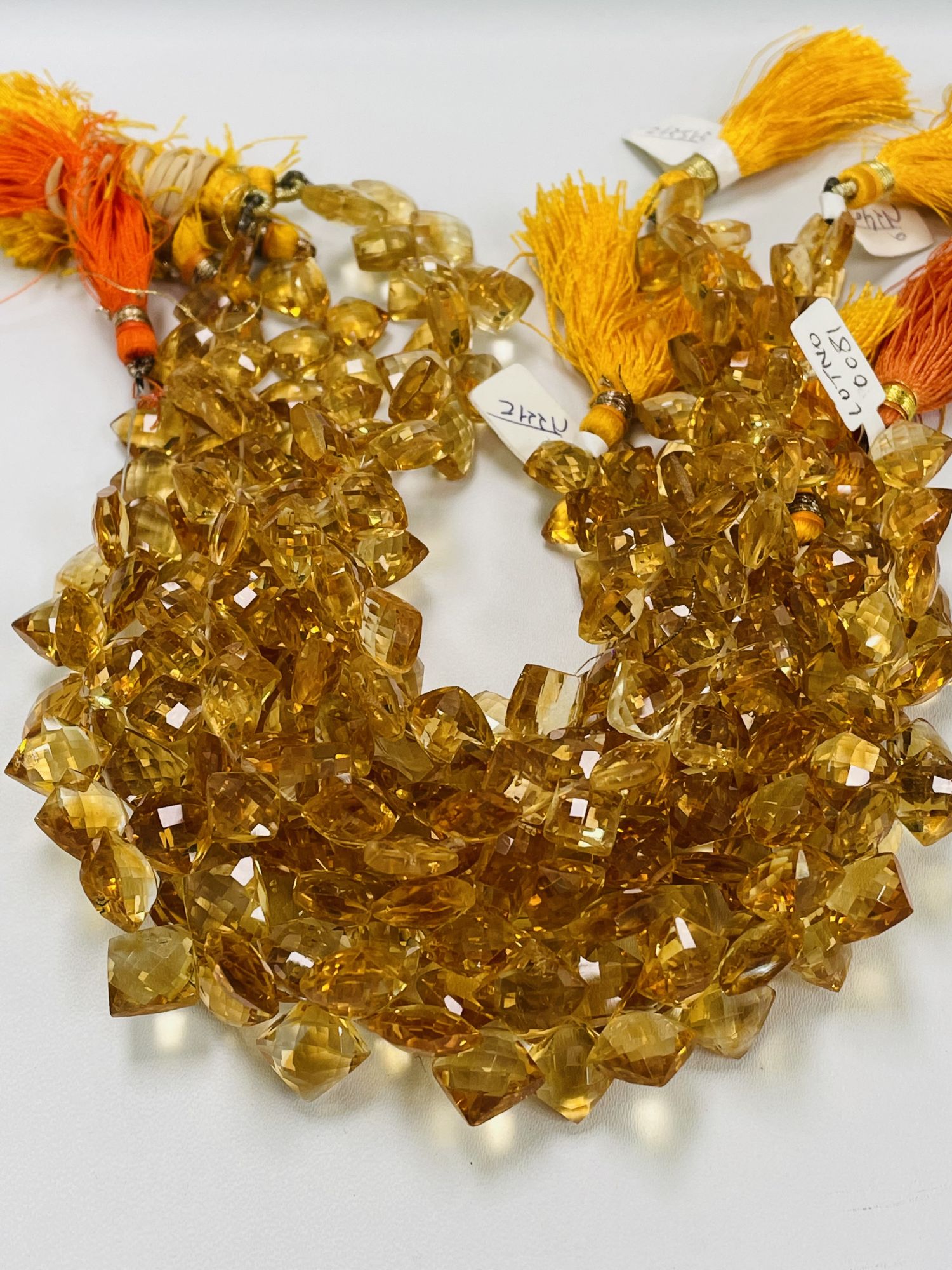 Citrine Cushion Faceted